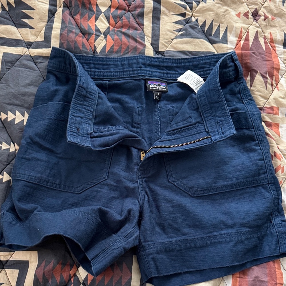 Patagonia Women's Dark Blue Cargo Shorts